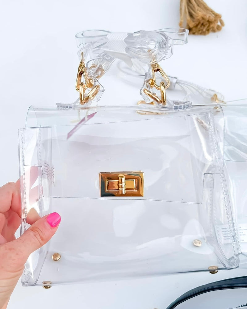 Clear Game Day Concert See Thru Bags Purse