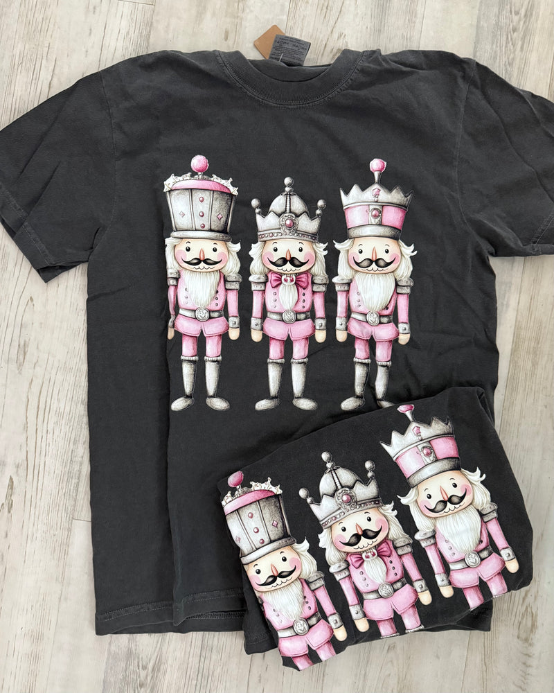 Graphic Miscellaneous (Snowman, Holly Jolly, Nutcrackers, Santa) Christmas T-Shirt Tops