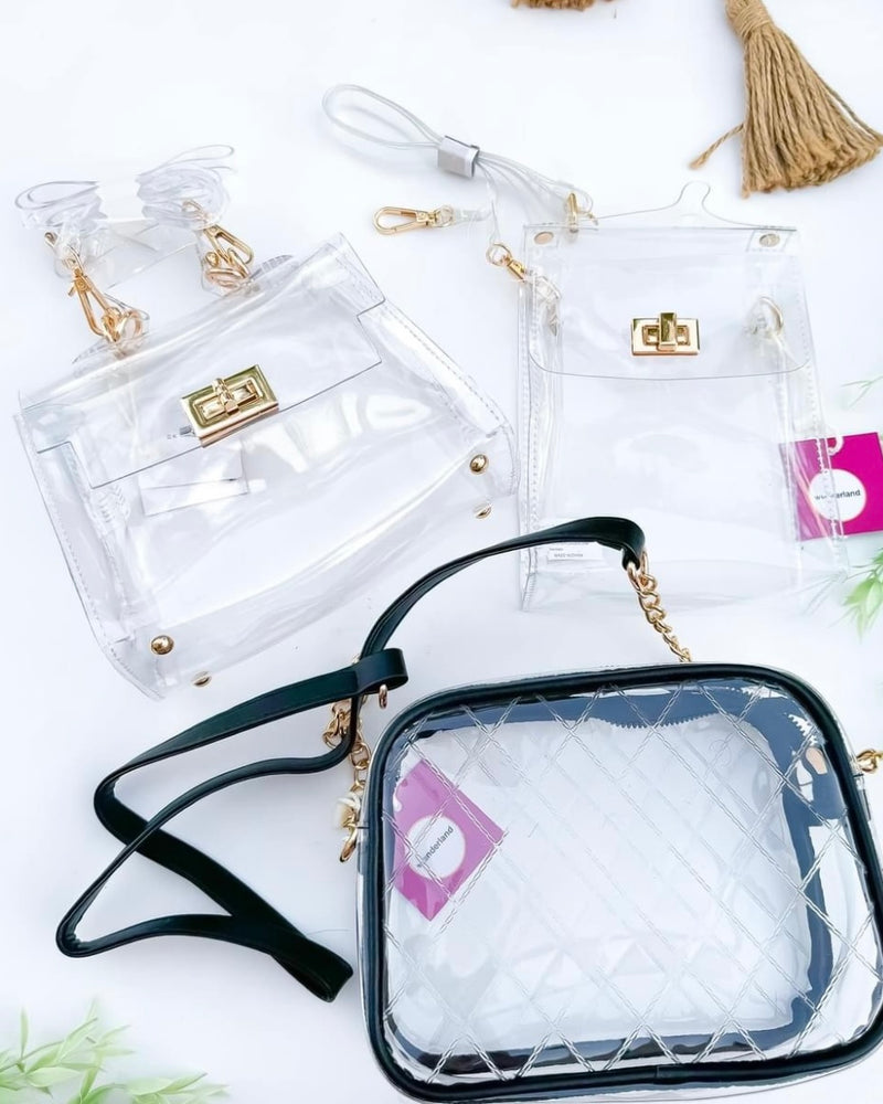 Clear Game Day Concert See Thru Bags Purse