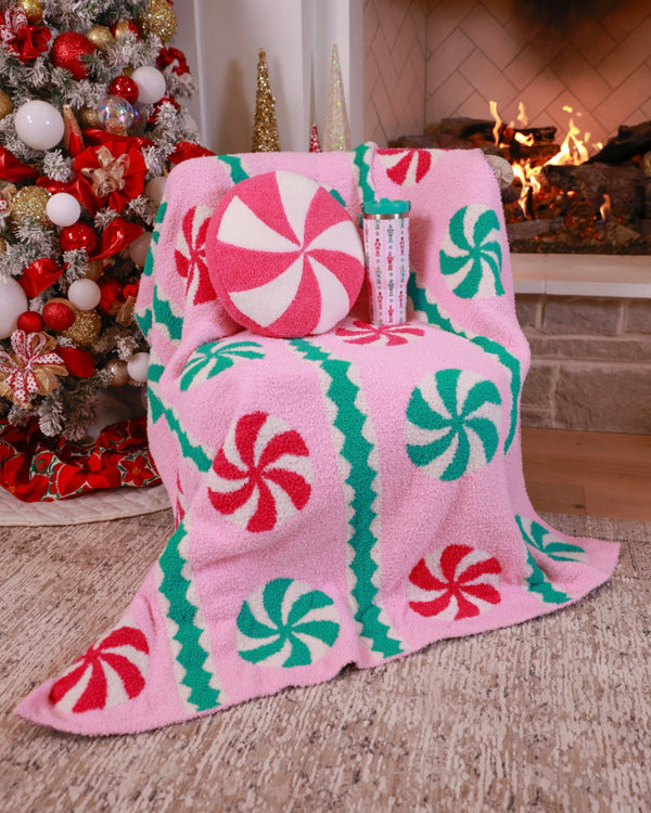 Cozy Christmas Holiday Plush Blankets 50x60