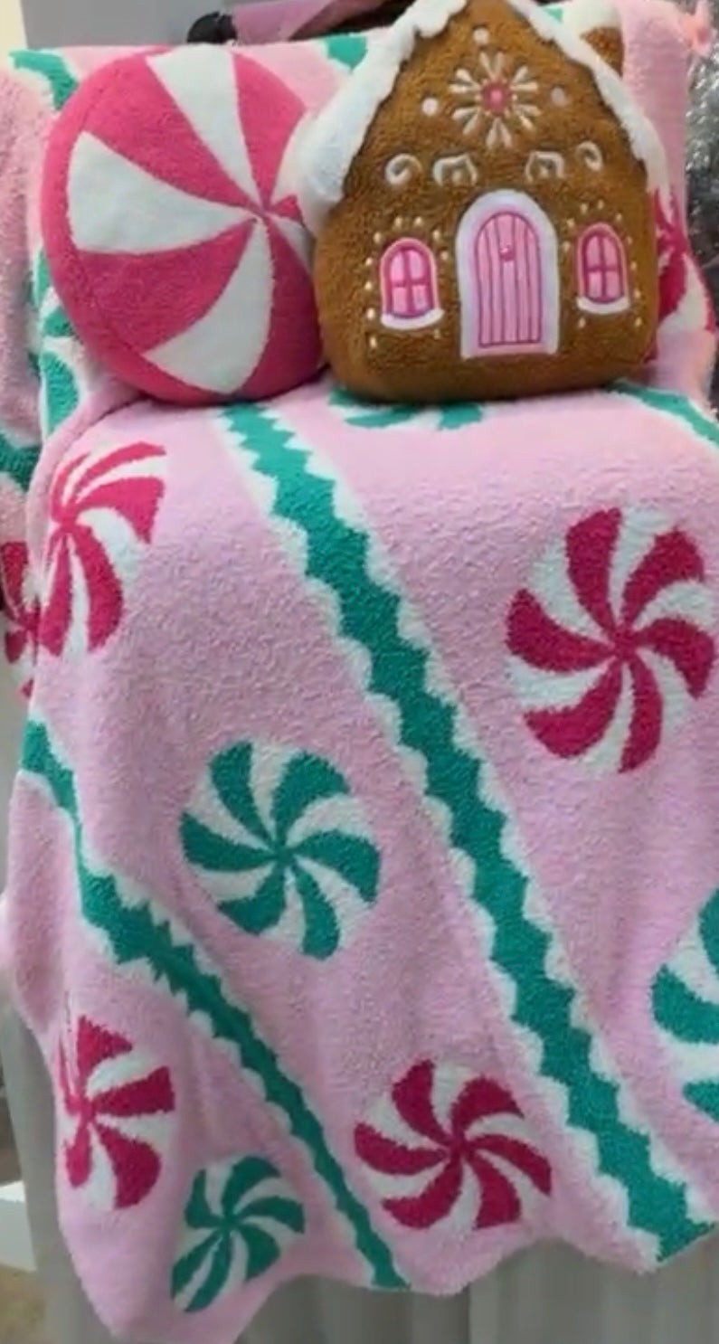 Large Soft Christmas Holiday Accent Pillows