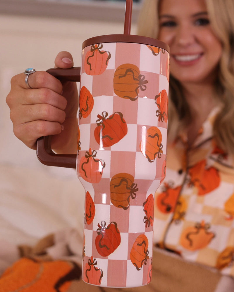 Stainless Screw On Lid Tumblers with Reusable Straws