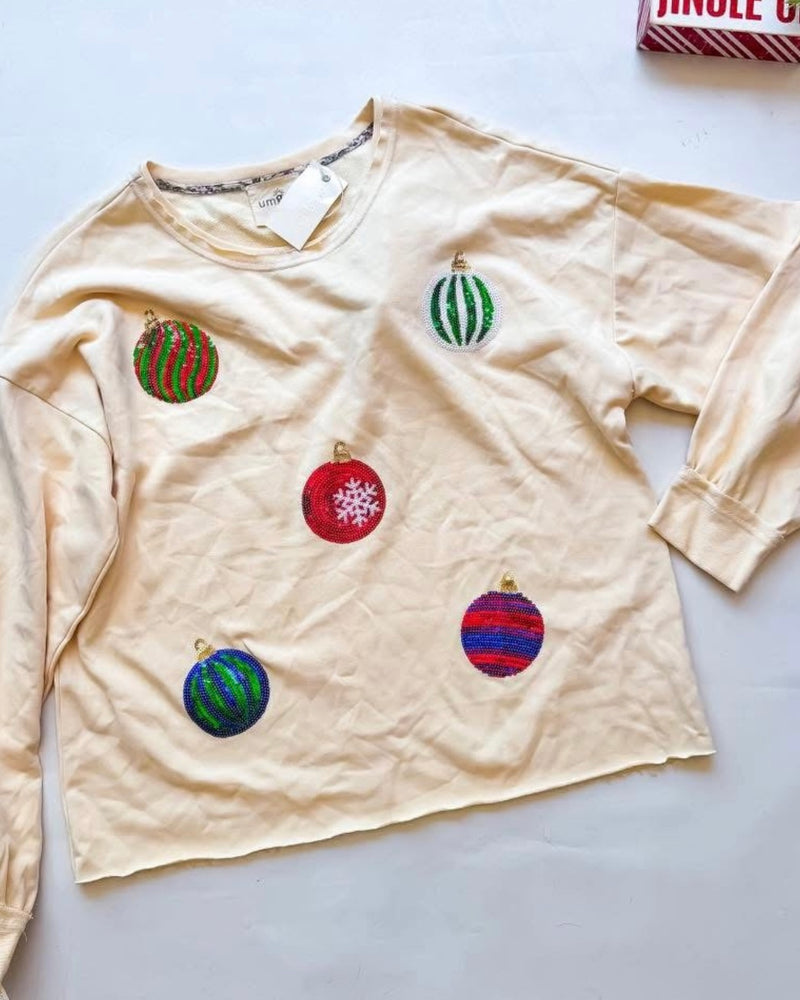 Cmas Christmas Terry Pant and Sweatshirt 2 Piece Sets