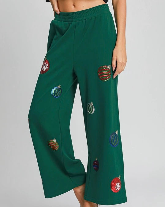 Cmas Christmas Terry Pant and Sweatshirt 2 Piece Sets