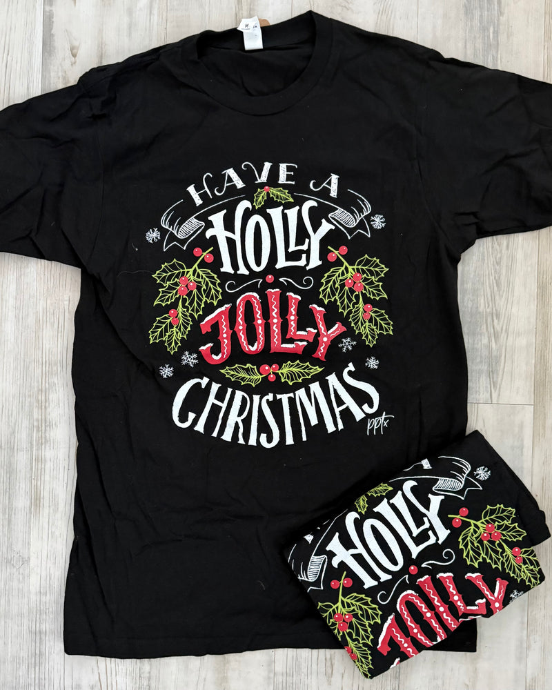 Graphic Miscellaneous (Snowman, Holly Jolly, Nutcrackers, Santa) Christmas T-Shirt Tops
