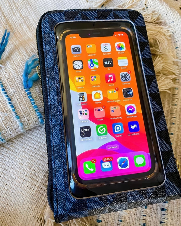 Wallet Phone Crossbody Adjustable Strap Bag
