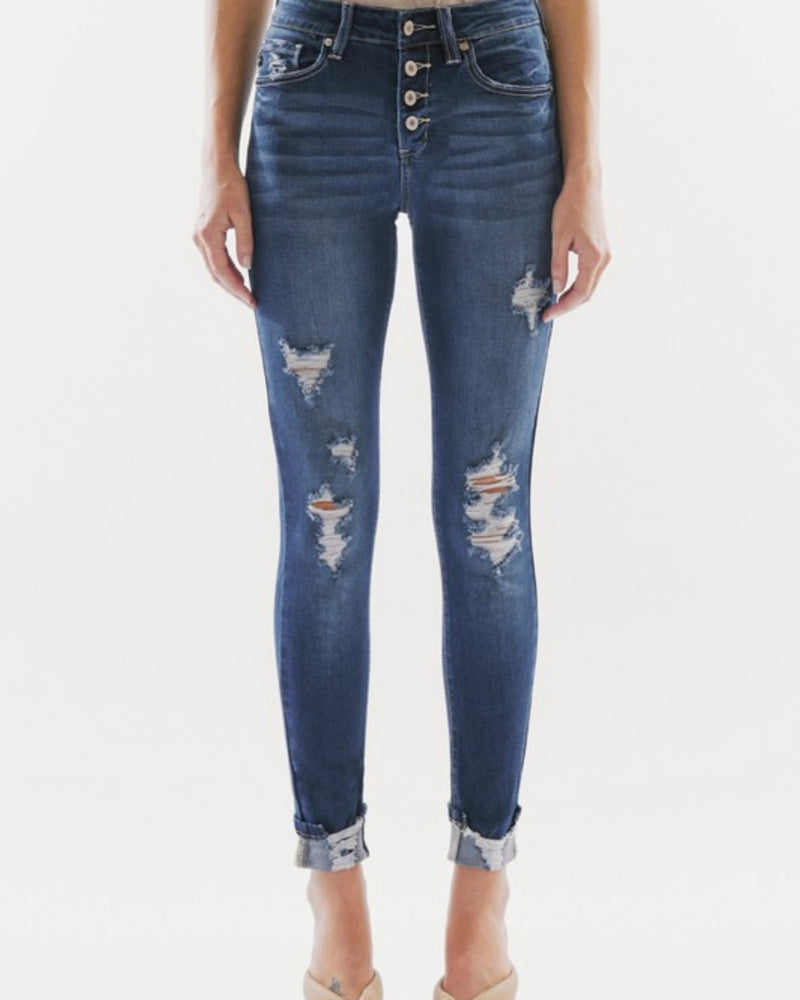 Kancan 6192 Distressed Denim Jeans