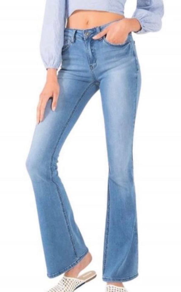 Kancan Flare Bell Bottom Denim Jeans 6102